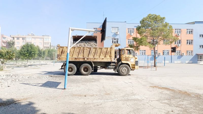 Tarsus�un k�rsal yollar� yenileniyor...