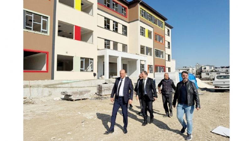 Okul inaatlar hz kesmeden devam ediyor...