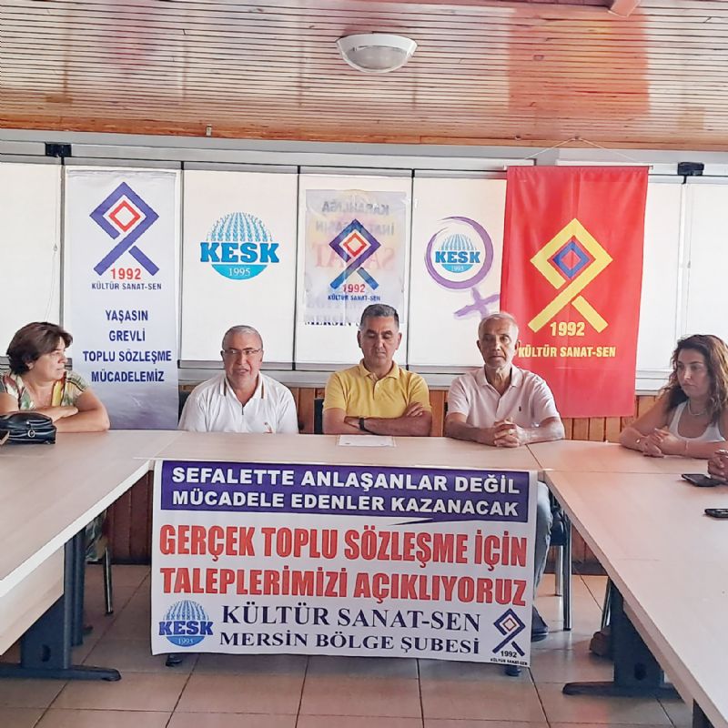 Gerek bir TS iin, emein haklar iin birleelim!...