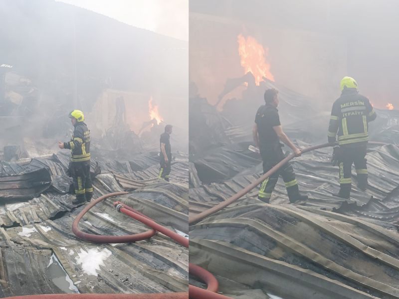 Mersin’de korkutan yang�n...