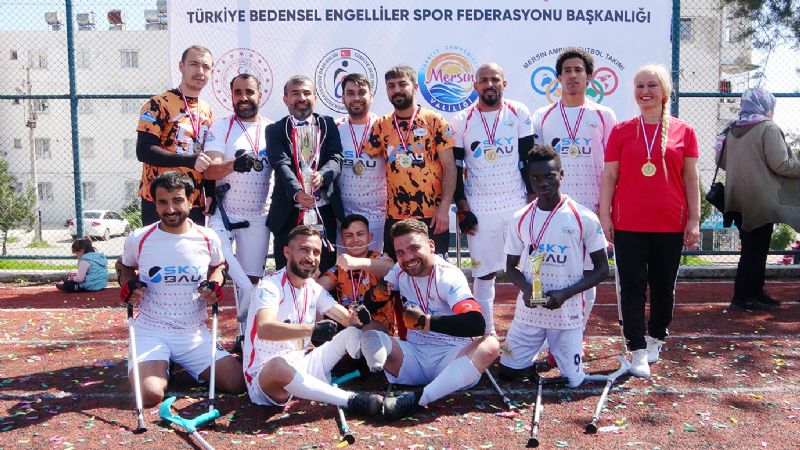 Mersin Ampute takm ampiyon oldu...
