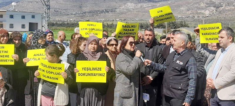 Silifke�de at�k deposu isyan�