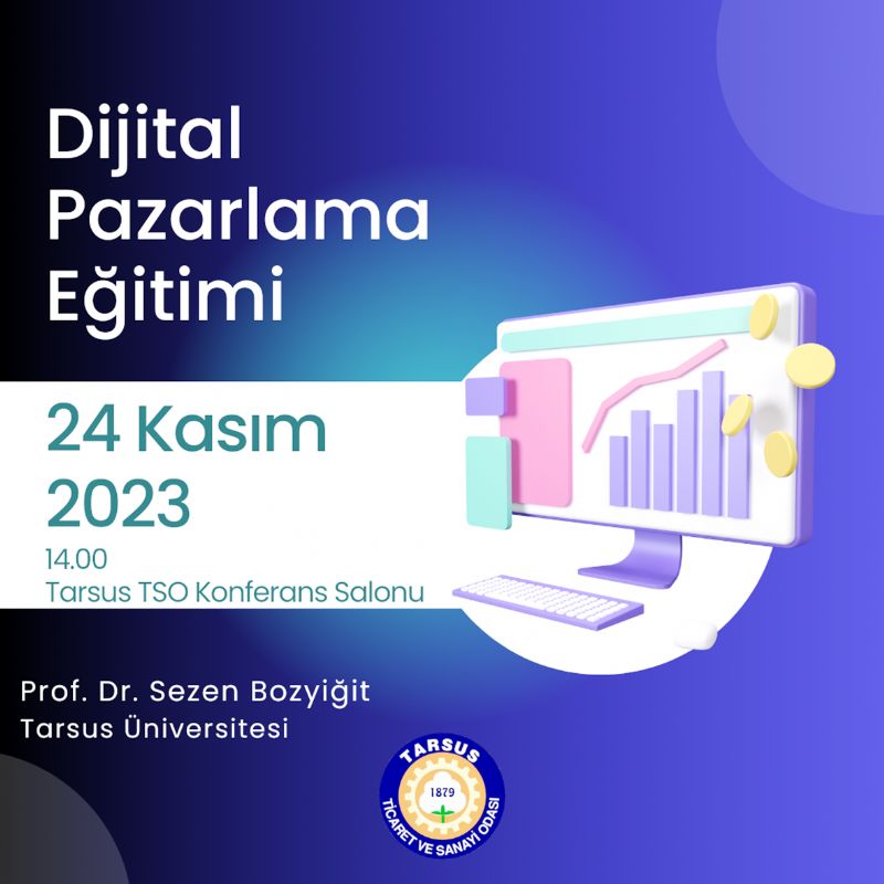 Tarsus TSOda Dijital Pazarlama eitimi...