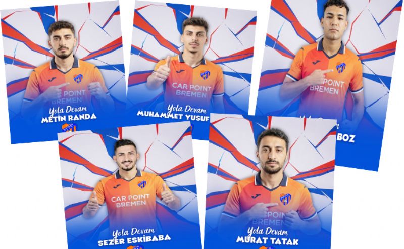 Mezitli Tece FK �ampiyonluk i�in kadroyu koruyor...