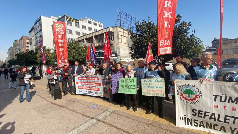 Ge�inemeyen emekli sokaklarda...