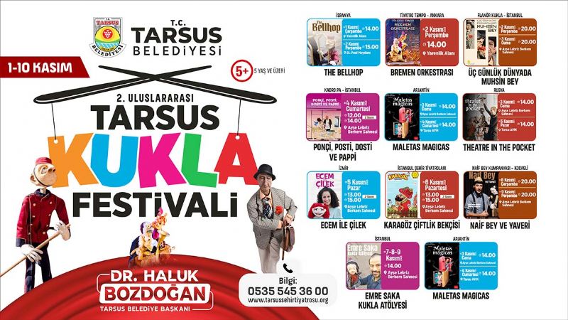 Uluslararas Tarsus Kukla Festivali balad...