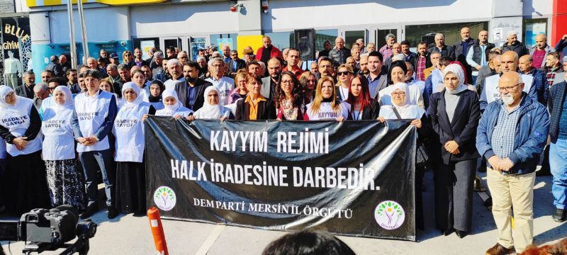 Sera Kadgilden Mersinde kayyum tepkisi...