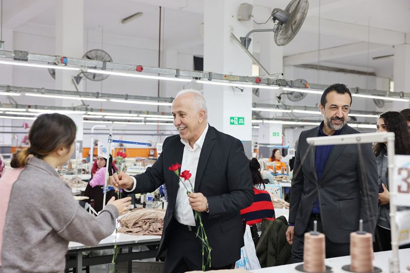 Gltak, tekstil alanlaryla bulutu...