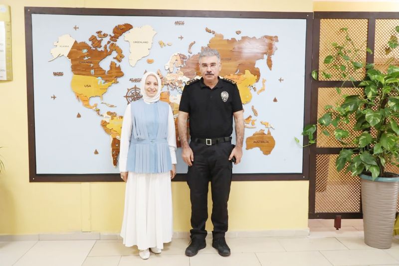 Emniyet ve MEM�den  g�venli okul i�birli�i...