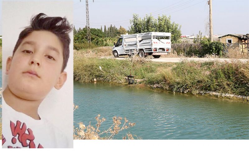 14 yandaki ocuk sulama kanalnda bouldu...