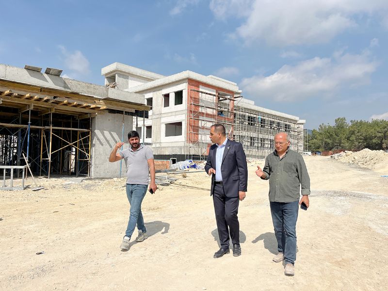 Mezitli Devlet Hastanesinin yzde 40 tamamland...