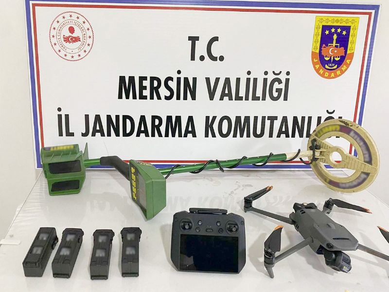 Drone ile define arayan ahslar jandarmaya takld...