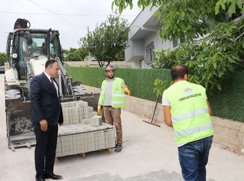 Toroslarda kilit parke yol ve kaldrm almalar devam ediyor...