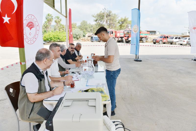 Ormana i��i al�m� i�in kura �ekimi yap�ld�...