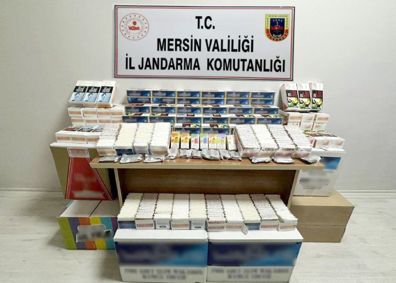 Mersinde 73 bin adet makaron ele geirildi...