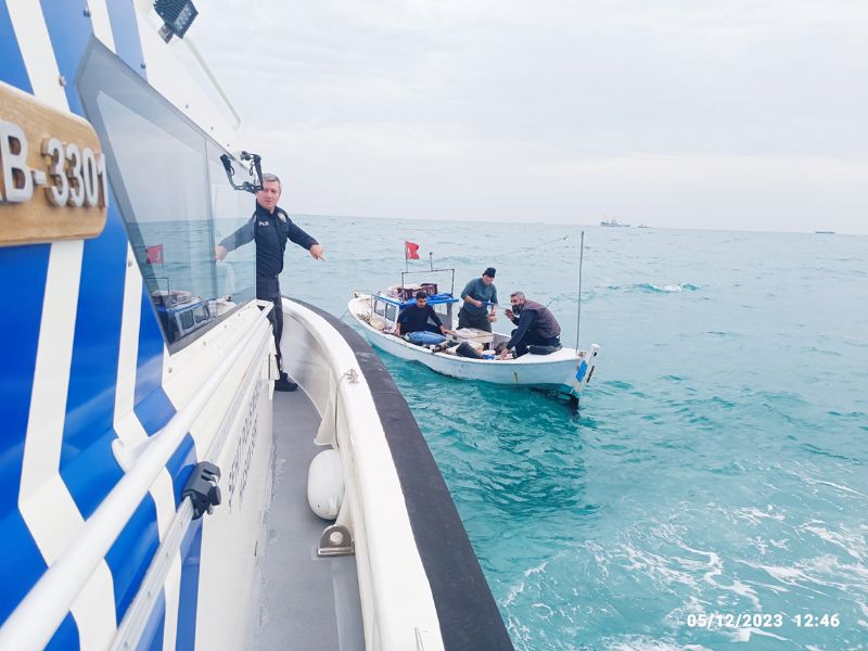 Deniz polisinin denetimleri sryor...