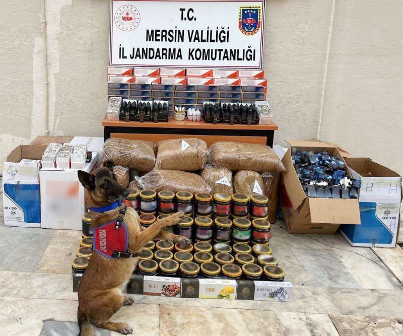 Jandarmadan kaak sigara operasyonu...
