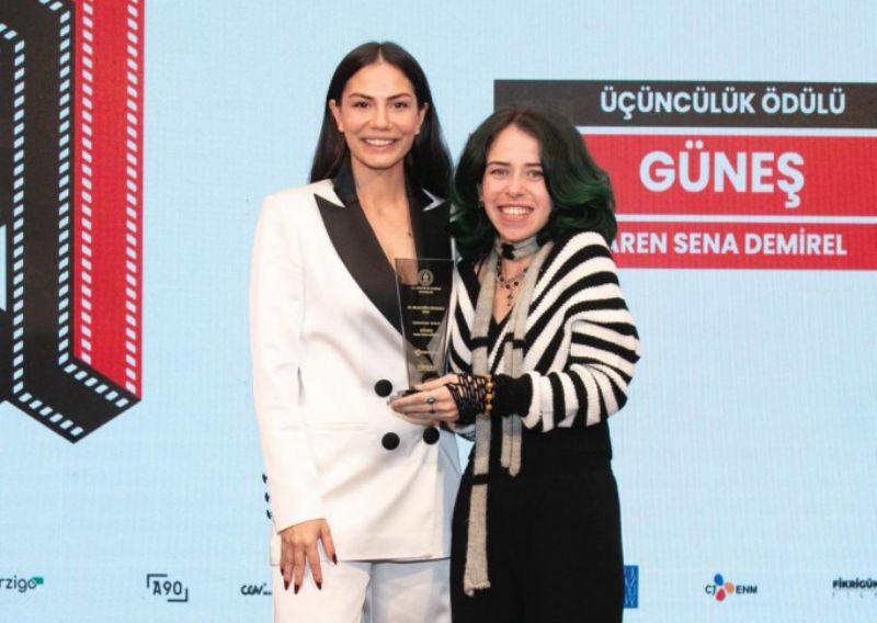 Mersinden iletiim rencisi Gne filmi ile 3. oldu...