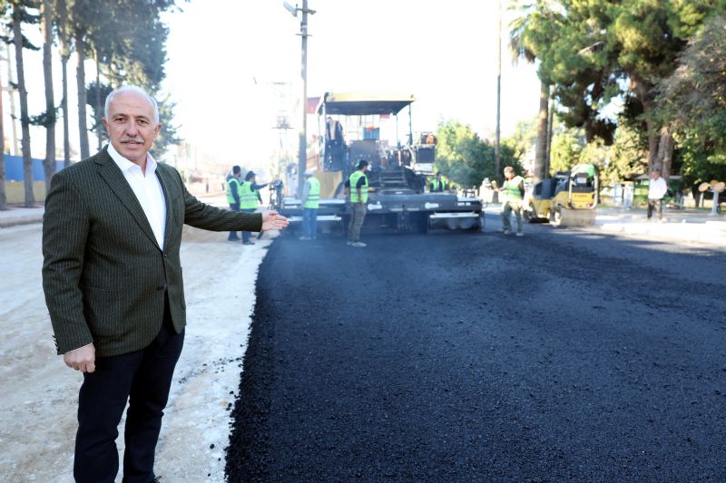 Akdenizde 4,5 ylda 110 bin ton scak asfalt dkld...