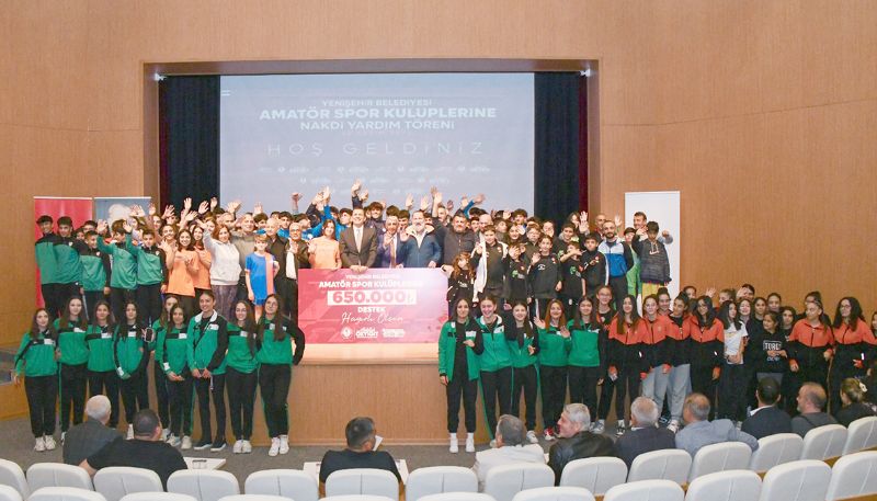Yeniehirde amatr spor  kulplerine 650 bin TL destek ...