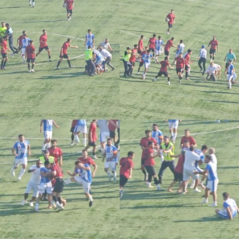 Futbol ma��nda saha kar��t�...