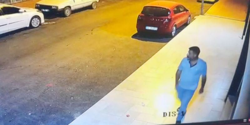 20 aracn lastiklerini kesti kameralara yakaland...