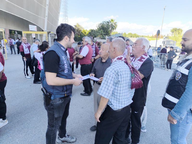 Mersin polisinden sporseverlere bilgilendirme ...