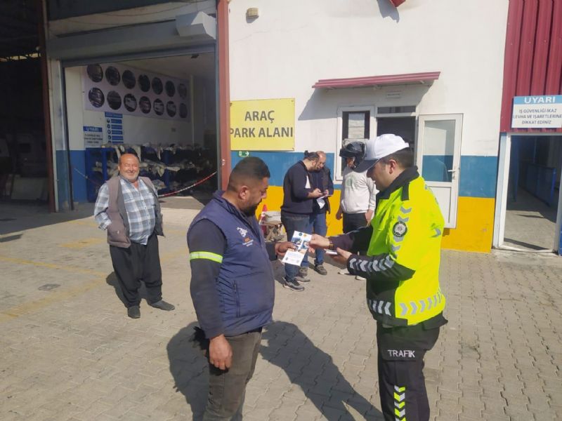 ofr ve esnafa trafik bilgilendirmesi...