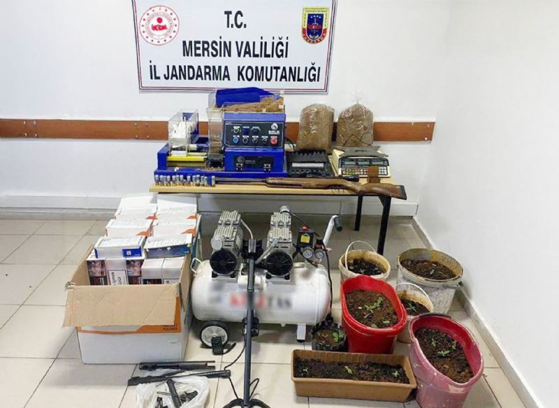 Mersin’de kaak makaron operasyonu ...
