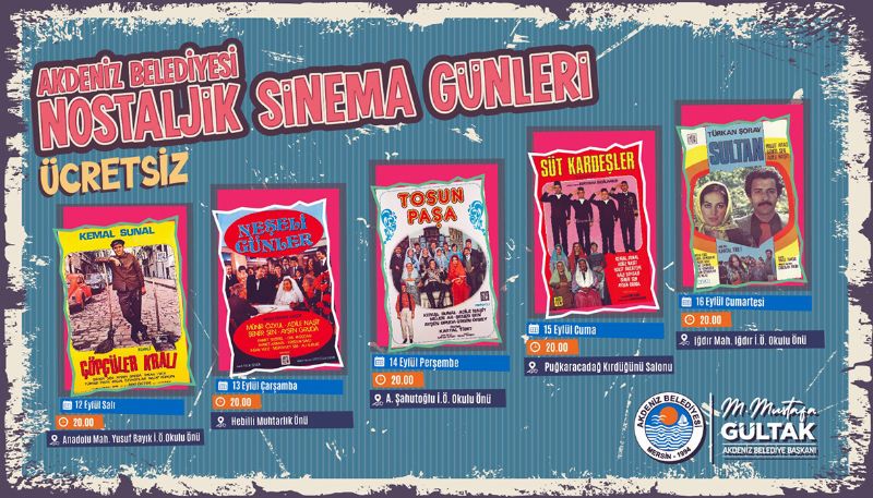 Akdenizde ak hava sinema gnleri balyor...