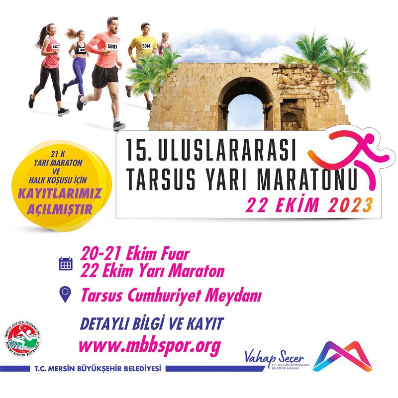 Tarsus Yar Maratonu iin  kaytlar balad...