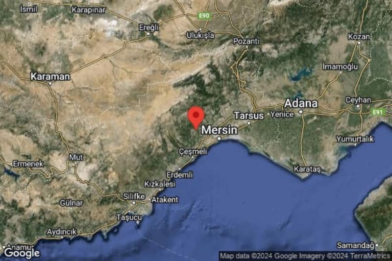 Mersin�de deprem korkuttu...
