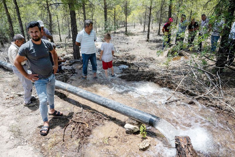 K�ylerde su sorunu b�y�yor!...