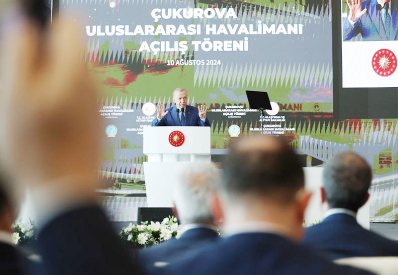 Cumhurba�kan� Erdo�an  Mersin�den CHP�ye y�klendi...