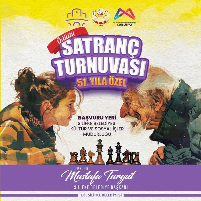 Silifke Festivali  Satran� Turnuvas� ba�l�yor...