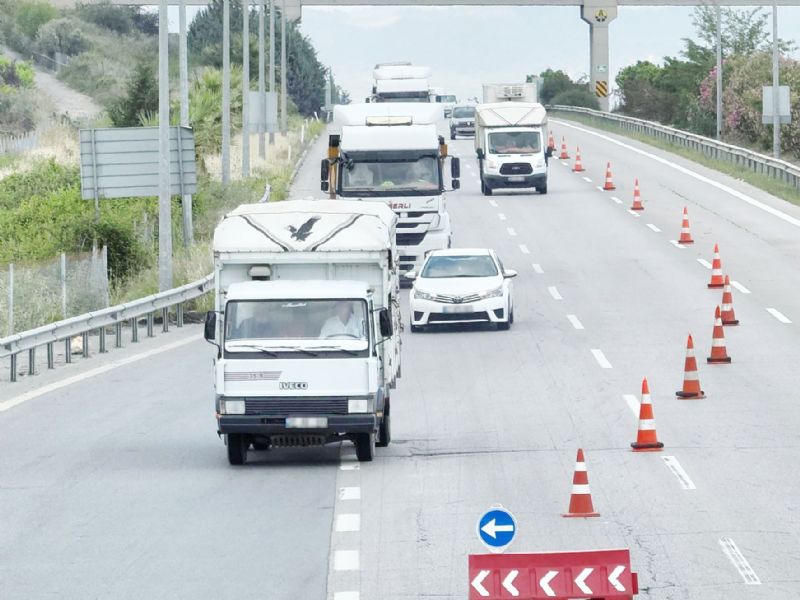 Jandarmadan drone destekli trafik denetimi