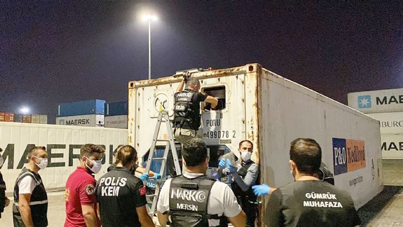 Mersin Liman��nda dev uyu�turucu operasyonu...