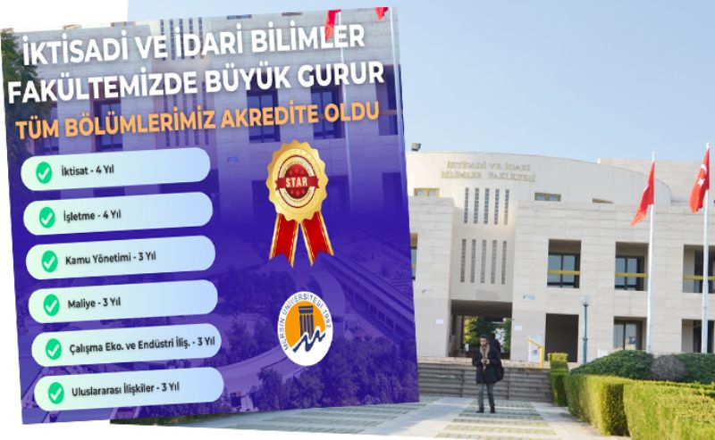 ME� akreditasyon ba�ar�s�: ��BF�de 6 b�l�m tescillendi