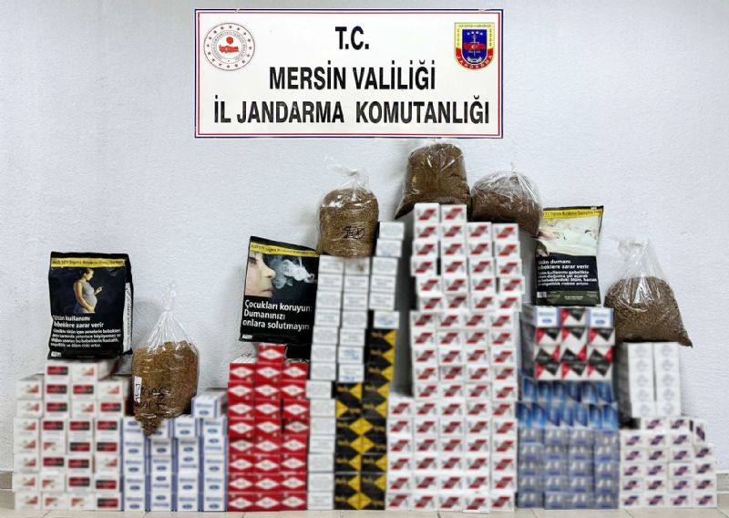 Mersin’de kaak makaron operasyonu...