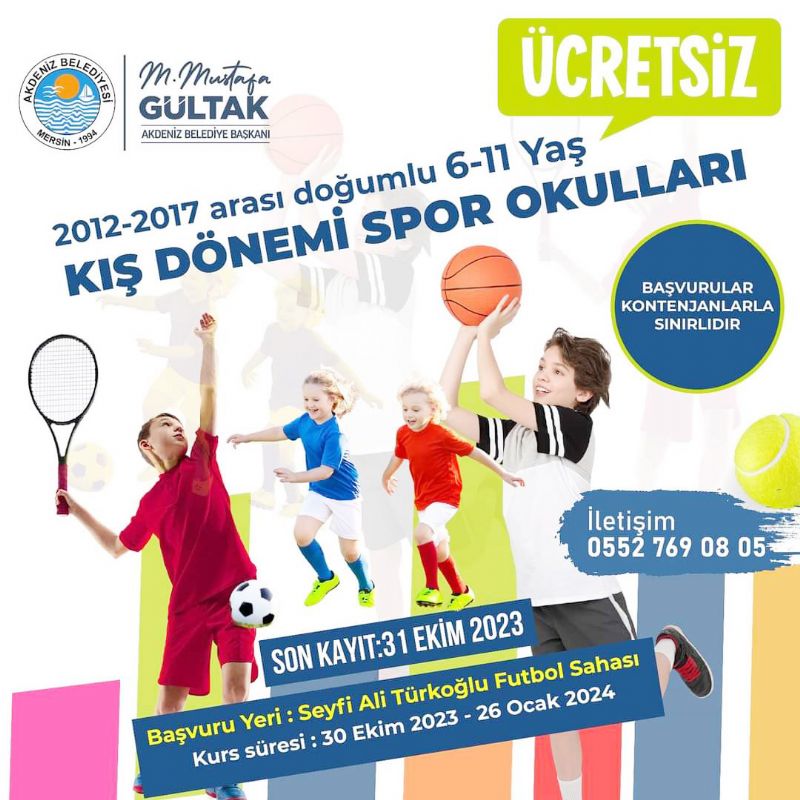 Akdenizde k spor okulu  yeni yetenekleri bekliyor...