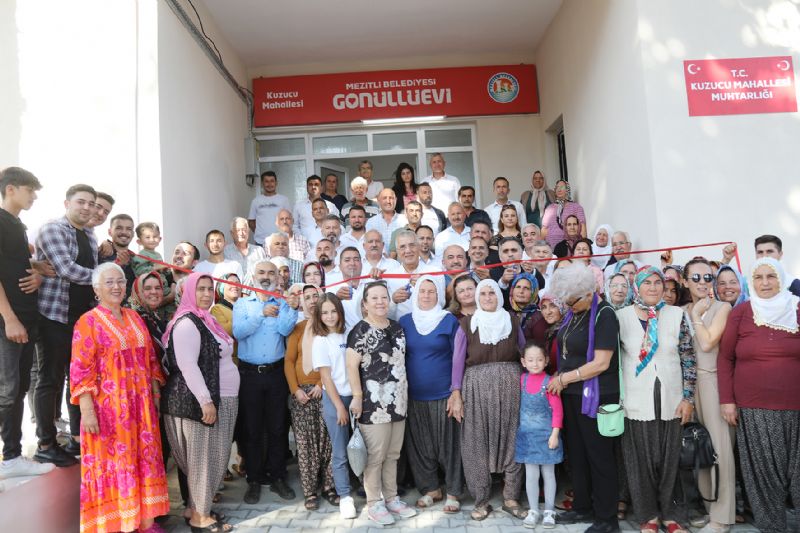 Mezitli’de Kuzucu Mahallesi Gnll Evi ve muhtarlk binas ald...