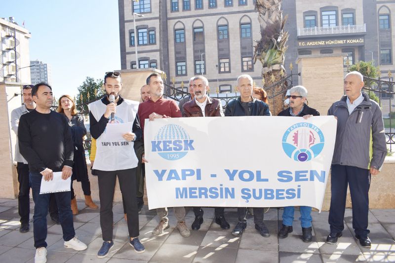 Mersinde tapudaki  bakl saldr protesto edildi...