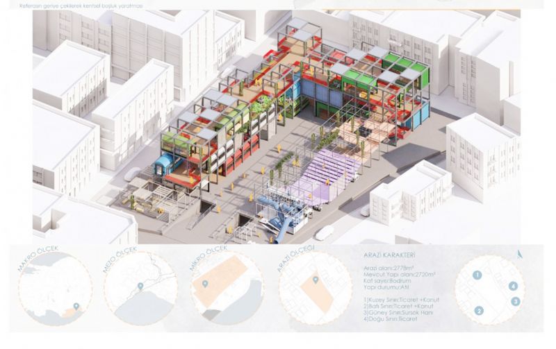 MEܒn�n Azak Han  tasar�m projesi �d�l ald�...