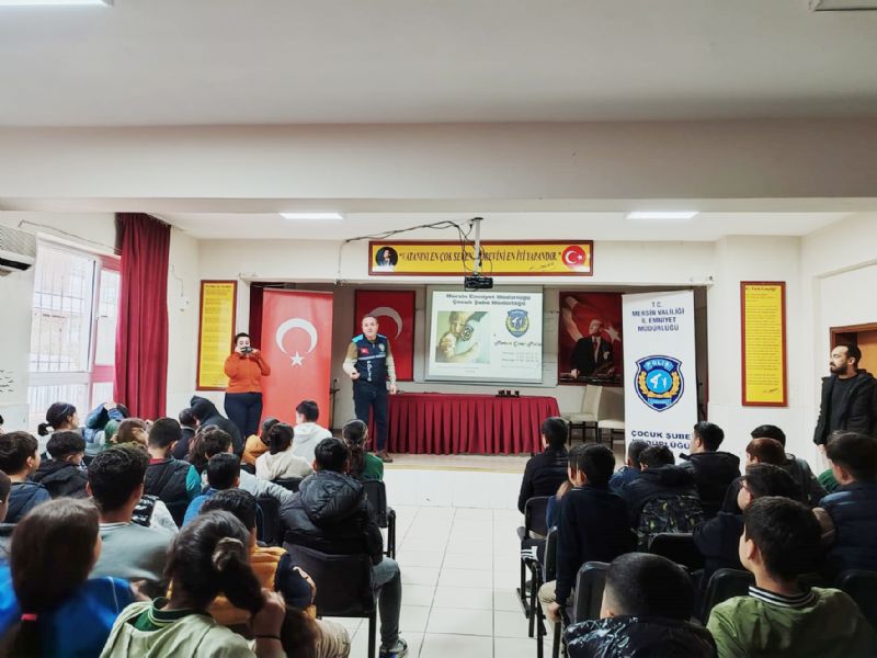 Mersin polisinden rencilere eitim...