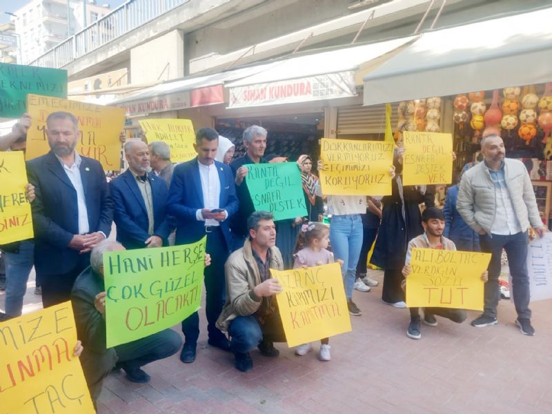 Tarsus esnafndan CHPli Bolta eylemi!...