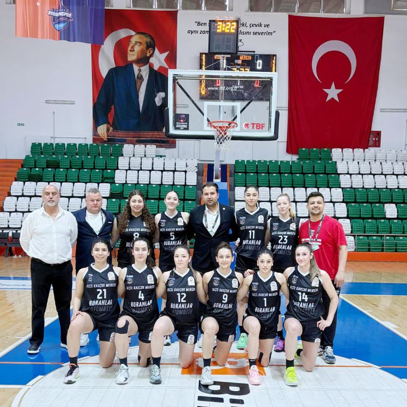 Mersin Basketbol sezonu galibiyetle kapatt� 