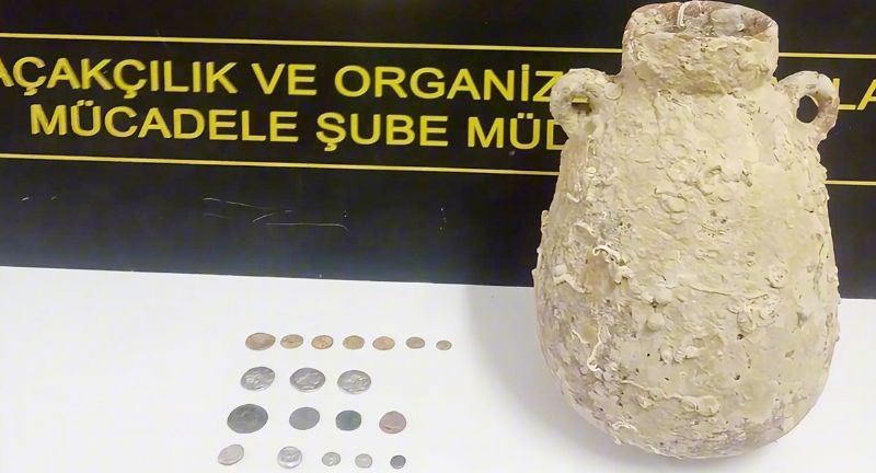 Mersin polisinden tarihi eser ka�ak��lar�na darbe