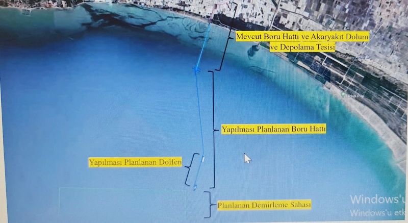 Akaryak�t boru hatlar�  imarl� hale geliyor...