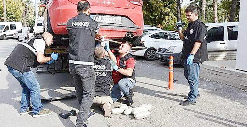 Mersinde uyuturucu tacirlerine darbe...