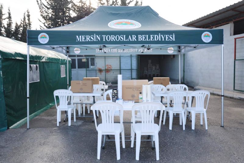 Toroslar Belediyesi zor gnlerde de vatandalarn yannda...